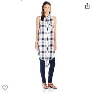 Rails Jordyn Flannel Sleeveless Tunic